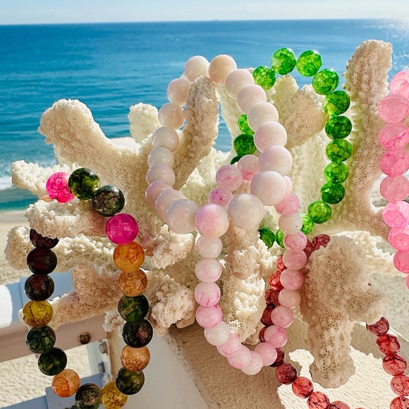 Jewelry - Colorful Beaded Bracelets 6 pc Set unisex